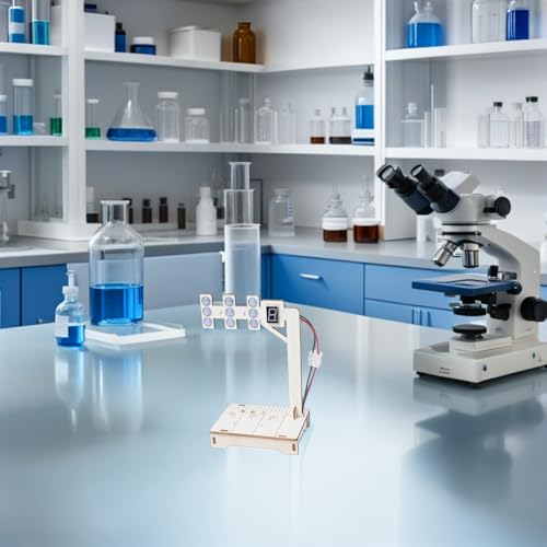 SEWACC 2 Sätze DIY Holz Ampel Bausatz für Stem für Kreative Experimente Interaktives Verkehrslicht Modell und Technikverständnis