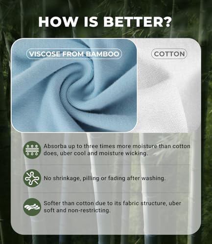 BAMBOO COOL Women's Briefs Underwear Leg High Cut Ladies Seamless Panties Soft and Breathable multicolor 5 Pack3