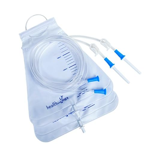 Super Economical Enema Bag Kit (2 Quart) - BPA and Latex Free - Foldable and Compact - Travel Compatible (2 Pieces)