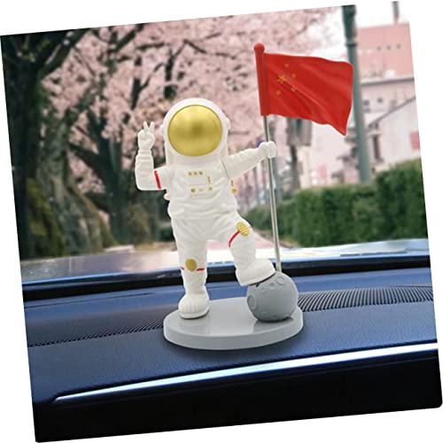 Parliky Statue Shelf Figurines Plastic The Table Ornament Decorating Landscape Cake Car Tabletop Sculpture Desktop Miniature Space Holding For Spaceman Vehicle Statues Outer Planet Shape #TOP1