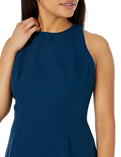 Image of Dress the Population Women's Emme High Neck Tie Back Body Con Midi Dress