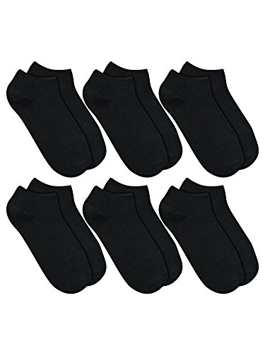 Black 6-Pack Women's Ankle Socks2