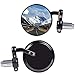 Bloepum Bicycle Rear View Handlebar Mirrors Cycling Rear View Bike Handle Rearview Mirror