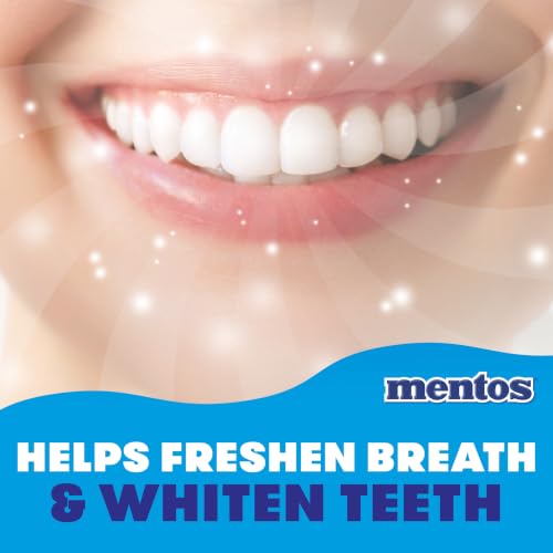 Image of Mentos Pure White Sugar Free Gum, Sweet Mint, 50 Piece Bottle (6 Pack)
