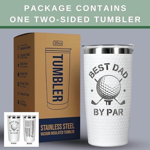 20 Oz Golf Tumbler for Dad