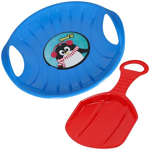 KOTARBAU® 2er Set Popo - Rutscher Kinder - Schlitten –...