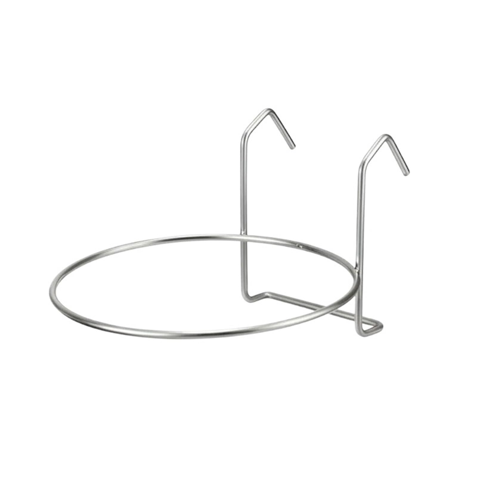 MDSIOKHJ Hanging Basket Bracket 1PC Round Metal Hanging Basket Planter Flowerpot Holder Bonsai Ring Pot Stand Indoor Outdoor Garden Decor