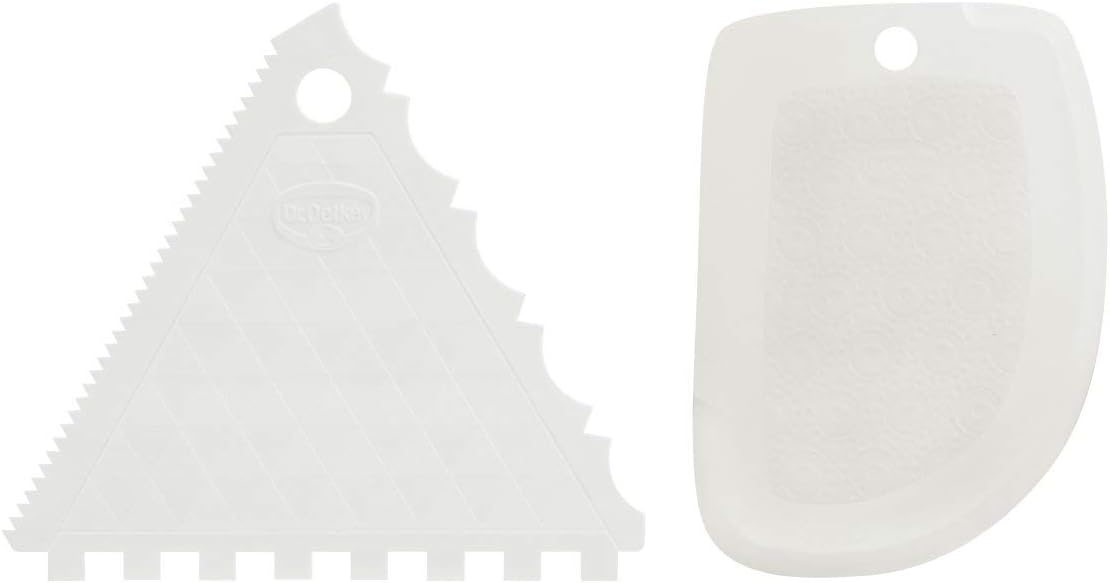 Dr. Oetker 1664 Cake Comb and Spatula Set Plastic PP