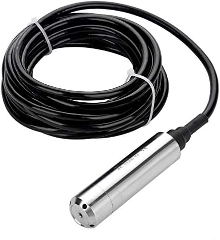 Water Level Sensor TL231 Input Liquid Level Transmitter Sensor for Tank 0-5m Range Depth, DC24V 4-20mA