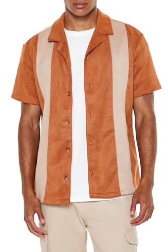 Chemise en faux daim Forever 21 homme le vêtement souple sans contrainte d'entretien