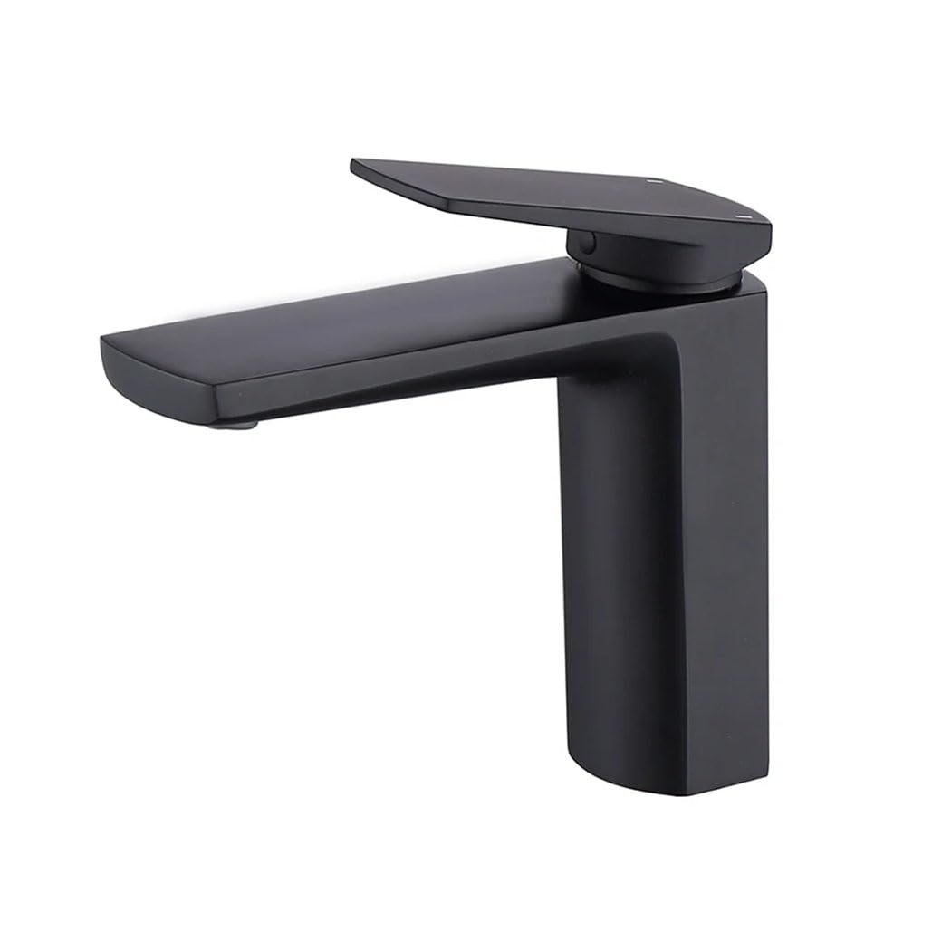 WBJGUOD Luxury Bathroom Faucets Basin Mixer Sink Faucet Gourmet Washbasin Tapware Hot Cold Water Tap Brass Chrome Black Brushed