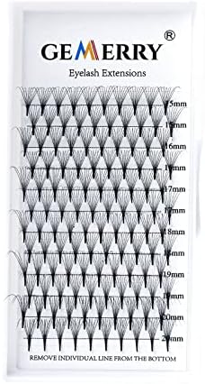 Pre Made Fan Eyelash Extensions 12D Fans 0.07mm D Curl 8-14mm Mix 12D Cluster Eyelash Extension Premade Fans Volume Russian Individual Lashes Cluster Gemerry Fan Lash Extensions(0.07-12D-D curl-Mix)