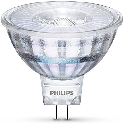 Philips LED Classic 5 W GU5.3 Glass Spot Light (Replacement for 35 W GU5.3 MR16 Halogen Spot) - Warm White