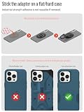 Aluminiowy uchwyt na telefon rowerowy z uniwersalnym adapterem, Quick Mount Mountain Bike Kierownica na telefon komórkowy z Ultra Lock, do iPhone Samsung i wielu innych