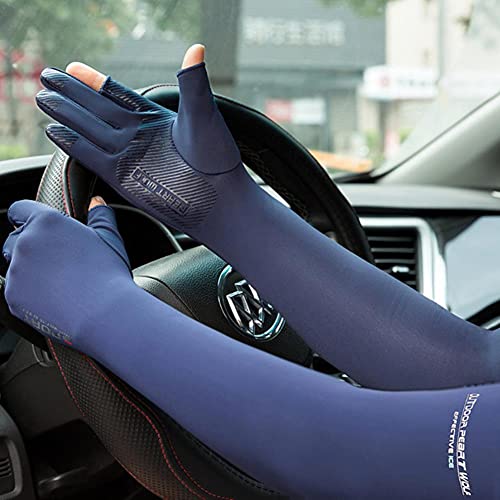 Gants écran solaire à séchage rapide demi-doigt pour hommes actifs