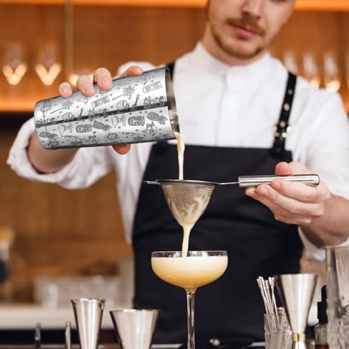 Coctelera de acero inoxidable para preparar tragos perfectos sin derrames 6