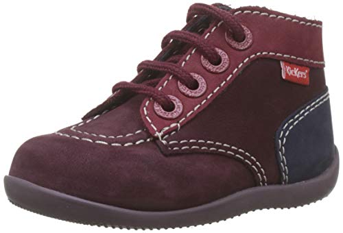 Kickers Bonbon, Botas para Bebés, Morado (Violet Rouge Marine 143), 22 EU