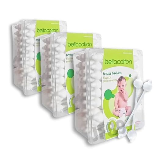 Hastes Flexíveis Cotonete Bebe Bastonetes Bellacotton Caixa C/ 150unidades (3 pacote c/ 50uni)