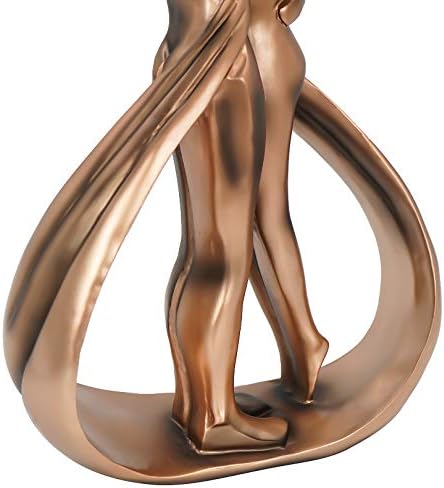 Aoneky Wedding Anniversary Couple Figurines - Romantic Sculpture for Valentines Christmas Day - Ornaments for The Home Living Room for Women Men