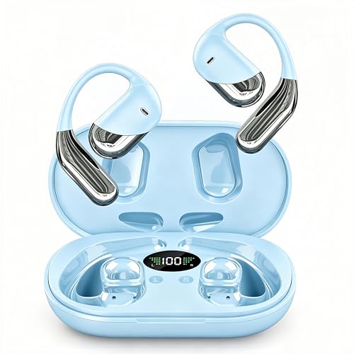 Image of AI Open Ear Earbuds Translation Headphones, Real-Time 2-Way Language Translator Device, 3-in-1 Bluetooth Translating Headphones for Travel /Music /Calls /Exercise, Audifonos Traductores Ingles Espanol