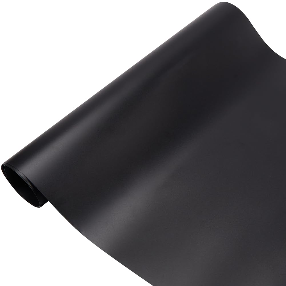 GORGECRAFT Black PVC Backdrop 120x40cm/47.24x15.75inch Food Photography Background Matte Waterproof Vinyl for Product Video Photo Studio Shooting Flat Lay Cosmetics Jewelry