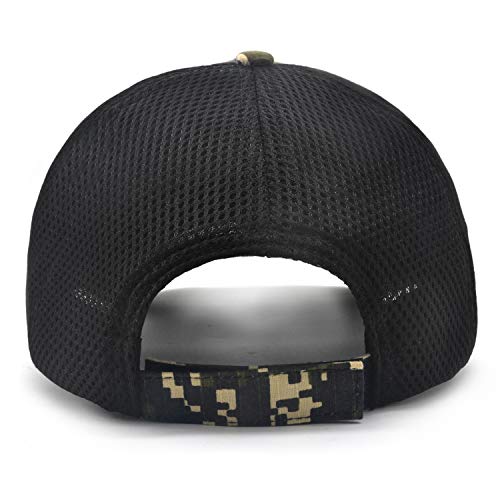 Image of Baseball Cap Low Profile American USA Flag Hat Adjustable Camo Mesh Unisex Caps