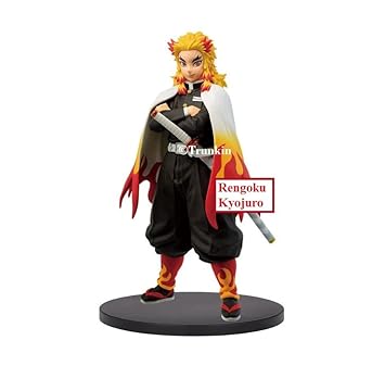 Trunkin Demon Slayer Kyojuro Rengoku Action Figure The Flame Hashira Figurine Standie Collectible Figure Manga Weeb