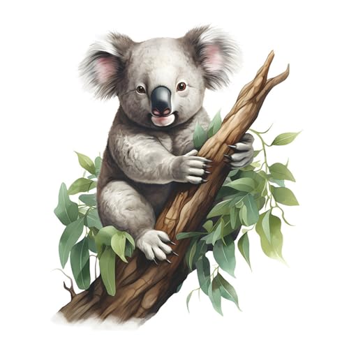 Vinilos decorativos koala en acuarela acuática adhesivos removibles