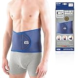 Neo-G Waist/Back Brace - Support For Muscle Spasm, Strains, Arthritis, Injury Recovery, Rehabilitation - Power Straps For Adjustable Compression - Class 1 Medical Device - One Size - Blue