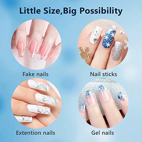 Belle Led Uv Nail Lamp For Gel Nails, 360° Rotatable Gooseneck Flash Cure Light Portable Mini Lotus Hands Free Nail Dryer Quick Dry Gel Polish Light For Diy Home & Salon Manicure #TOP6