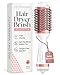 Hair Dryer Brush with Adjustable Temperature - Hot Air Brush for Styling Short, Medium & Long Hair - 2-in-1 Volumizer & Styler - Lily England Heated Dryer, Rose Gold