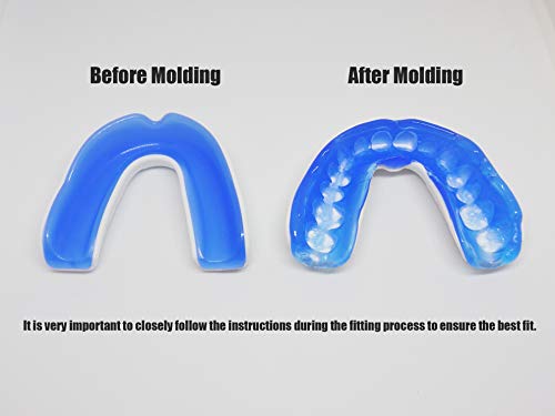 Coollo Sports DA-ADULT-BLACK AND RED Boil And Bite Mouth Guard (Youth & Adult) Da Custom Fit Sport Mouthpiece thumb #4