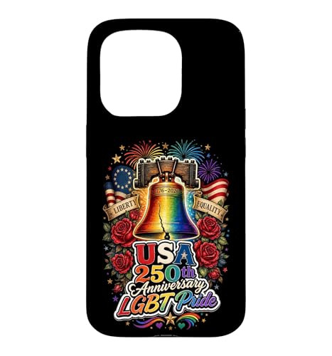 USA 250th Anniversary LGBT ���C���{�[ ���o�e�B �x�� �X�}�z�P�[�X iPhone 15 Pro �p