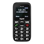 Beghelli - Telefono Salvalavita SLV10N per Anziani, gsm con Tasto SOS, Chiamata Rapida, Grandi Tasti, Volume Alto, Display 1.77", Dual SIM, Facile da Usare, Leggero, Multifunzione