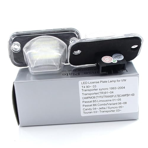 Luz de matrícula CANbus para VW Transporter T4 que soluciona fallos de luz fundida 6