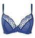 Panache Ana Lace Plunge Underwire Bra (9396),30FF,Blue Jewel - Blue Jewel,30FF
