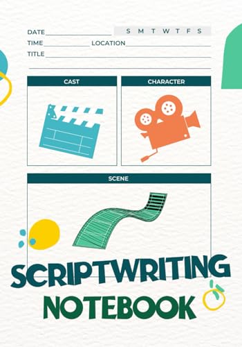 Scriptwriting Notebook: Your Essential Tool for Capturing Creative Ideas, Scenes, and Characters ǀ Perfect Gifts for Script Writers ǀ 7’’x 10’’ 132 Pages image 2