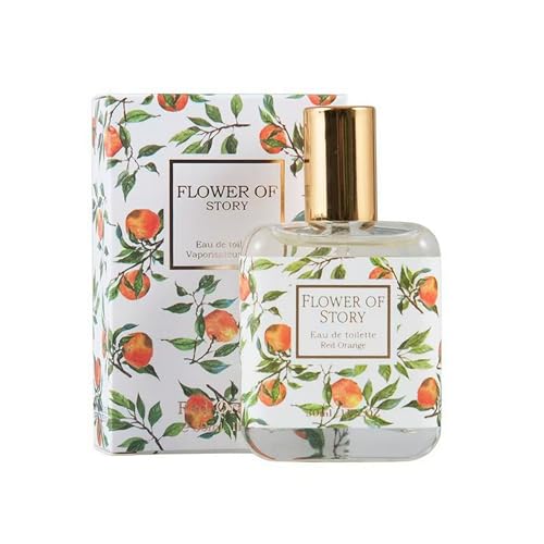 Girl Perfume Fruit Fragrance Fresh Fragrance Maiden Natural Lasting Student Eau de Toilette 1 Fl Oz (30ML, Orange)