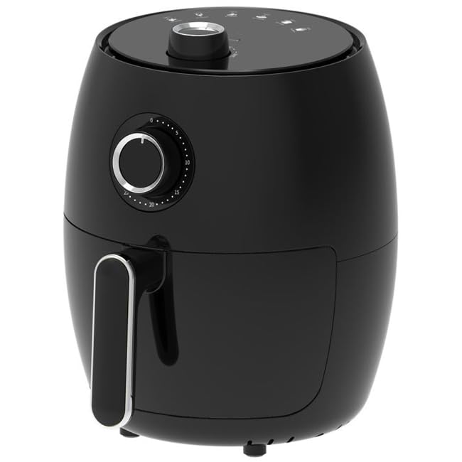 Suinga Freidora de Aire, 2 litros, Equipada con un temporizador de 30 minutos y potencia de 1000W
