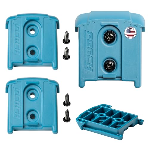 PERCH Tool Organization for BOSCH/FEIN18v Tools (3 Holders) | Made in USA | Patented Snap-Fit Locks Tools into Place | Hardware Included | Strongest Tool Mount
