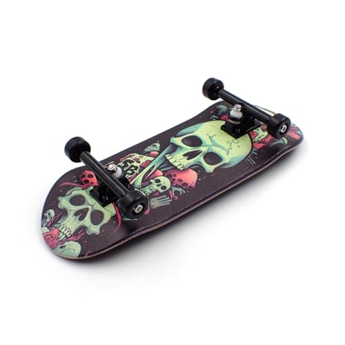 SPITBOARDS 34mm Fingerboard Pro Trucks by, Real Lock-Nuts, Rubber O-Ring Urethane Bushings, Optimized Hanger, Width 34 mm, for Fingerboard Tuning & Assembling (Black)