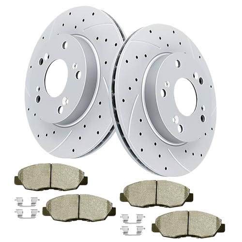 Image of Acinoparts Front (10.31 inch, 262mm) Brake Kit for Honda Civic 2006 2007 2008
