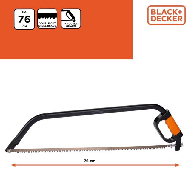 BLACK+DECKER BXGTTO7034-30 Hacksaw - 76 cm - Soft Comfort Handle  