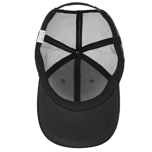 Image of Gelante Mesh Trucker Baseball Cap Snapback Hat Structured Front Panel