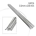 Aluminum Welding Rods 3.2mm, Low Aluminum Soldering Rods for Aluminum Alloys, Flux Coated Repair 3.2x230mm, 10-Pack