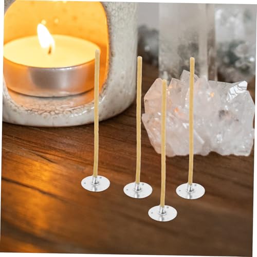 100 pzas Mechas Trenzadas para Velas DIY 4.13 in miniatura 5