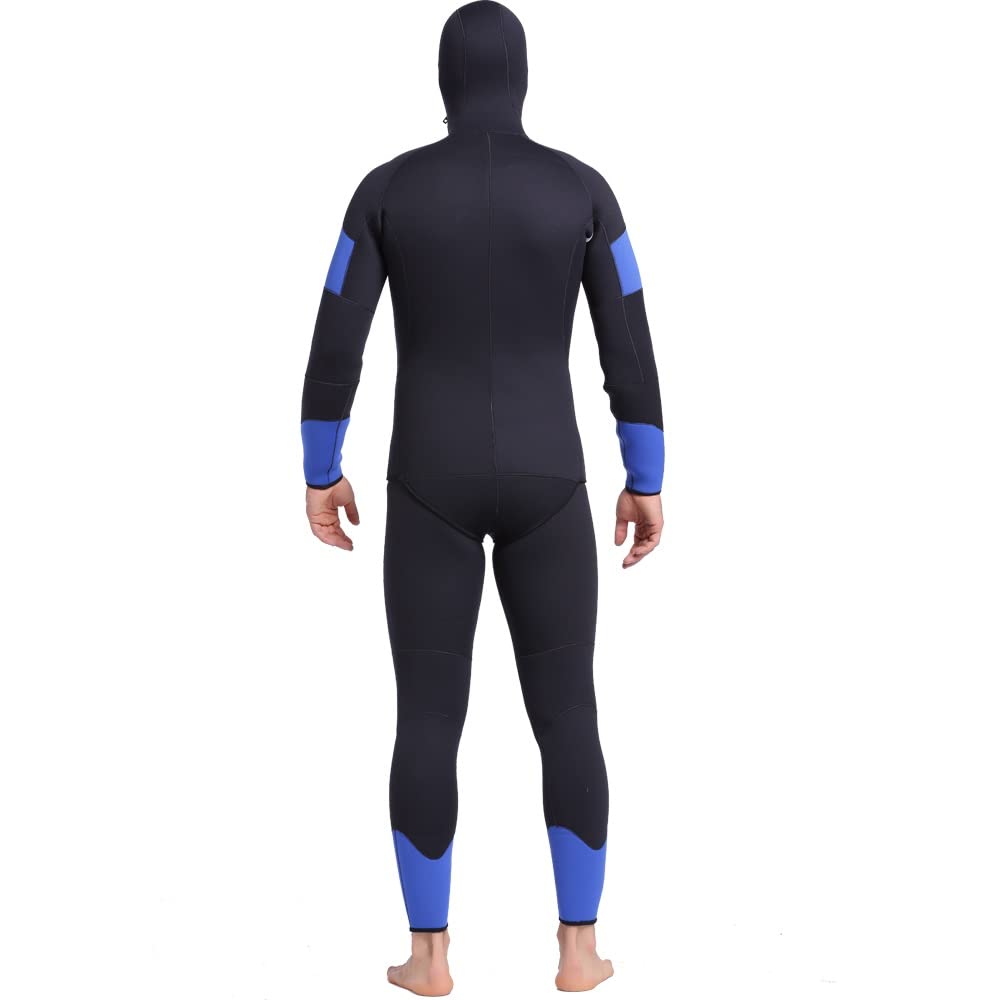 Combinaison de plongée chaude 5 mm pour homme 2 pièces épaisse et résistante au froid