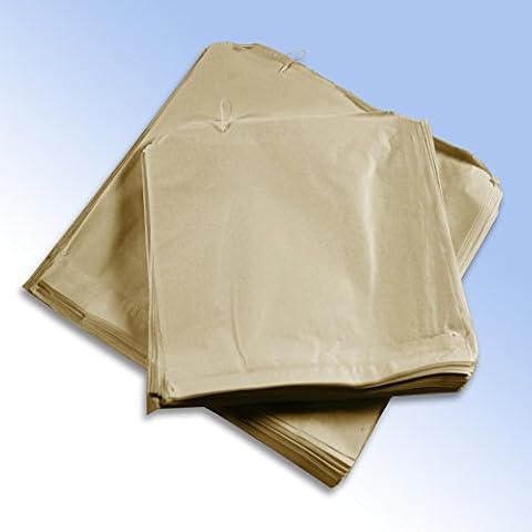 1000 Brown Kraft Strung Paper Bags 10 x 10" (254 x 254mm) Cover