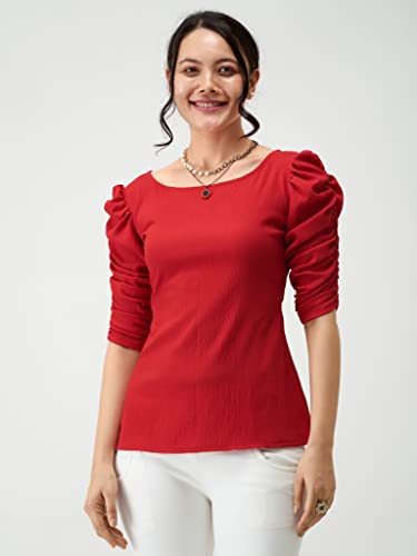 Image of AASK Casual Solid Women Top