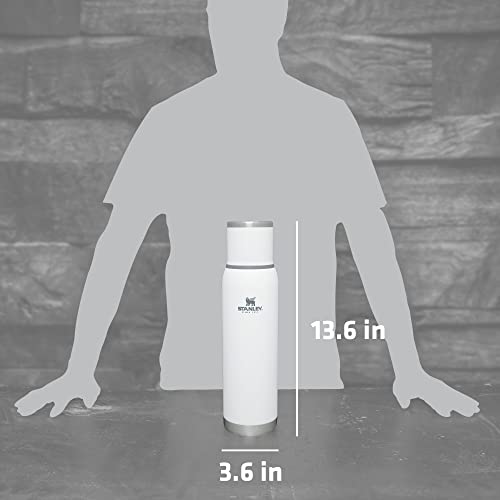 Image of Stanley Adventure-To-Go Vacuum Bottle 1.4 qt | Wide Mouth with Leakproof Cup Lid | Keep Drinks Hot or Cold | Packable for Travel | Insulated Stainless Steel Thermal Bottle | BPA-Free | Polar
